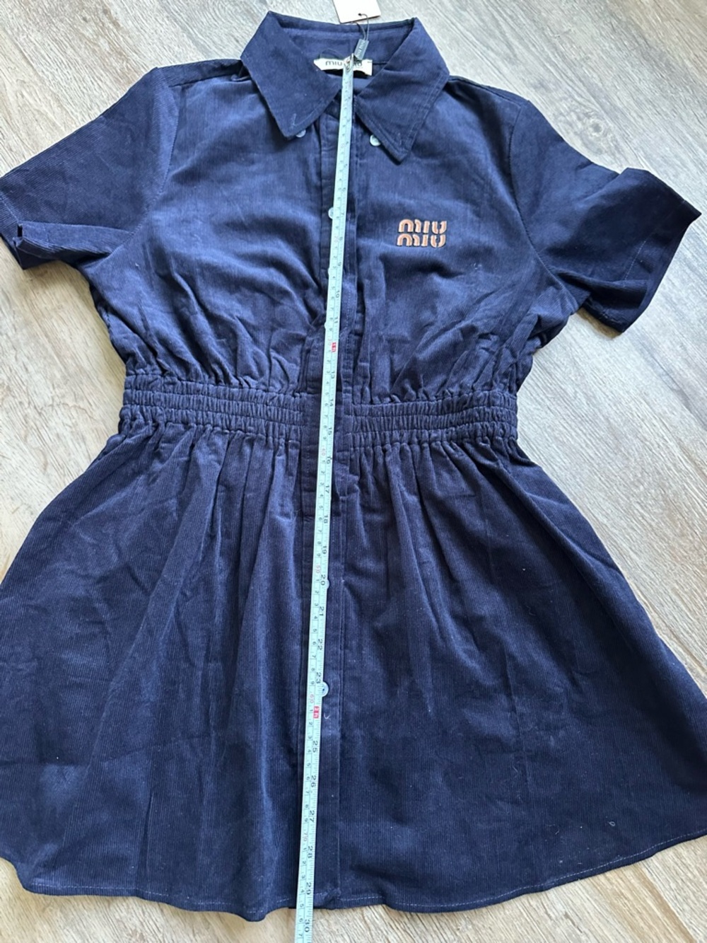 Miu Miu Navy Mini Dress - Picture 5 of 5